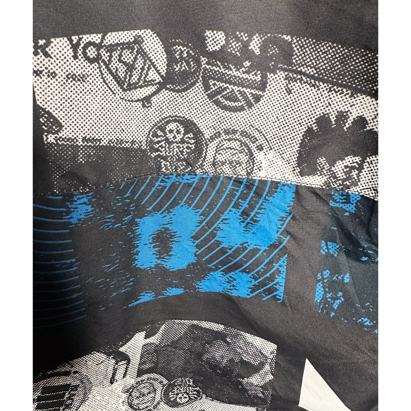 LACIELO XS Snowboard Pro Jacket | Premium Thermal Shell | Abstract Blue–Black Graphic Edition