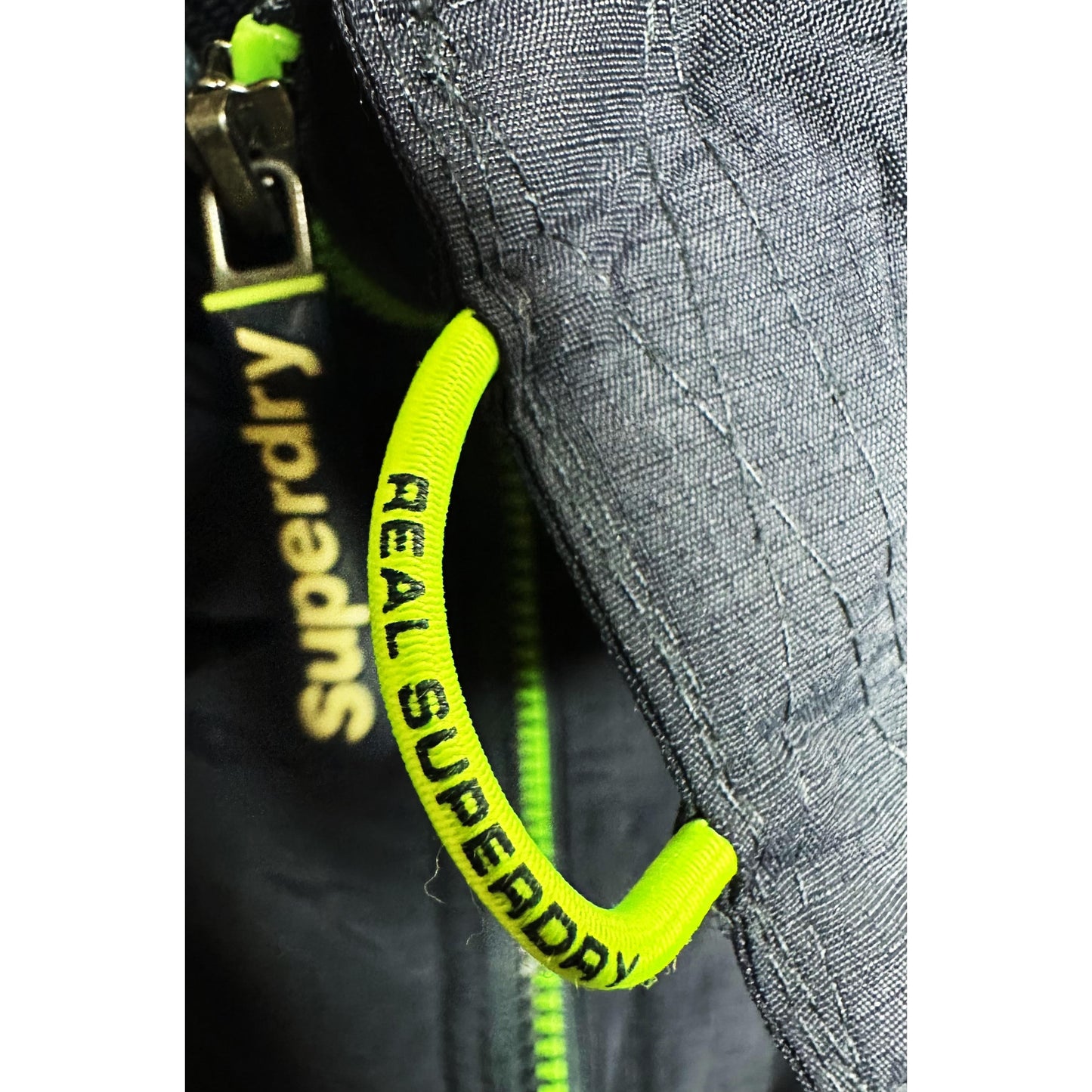 Superdry Professional Windcheater Jacket | Premium StormShield Outerwear | Navy–Neon Green Edition