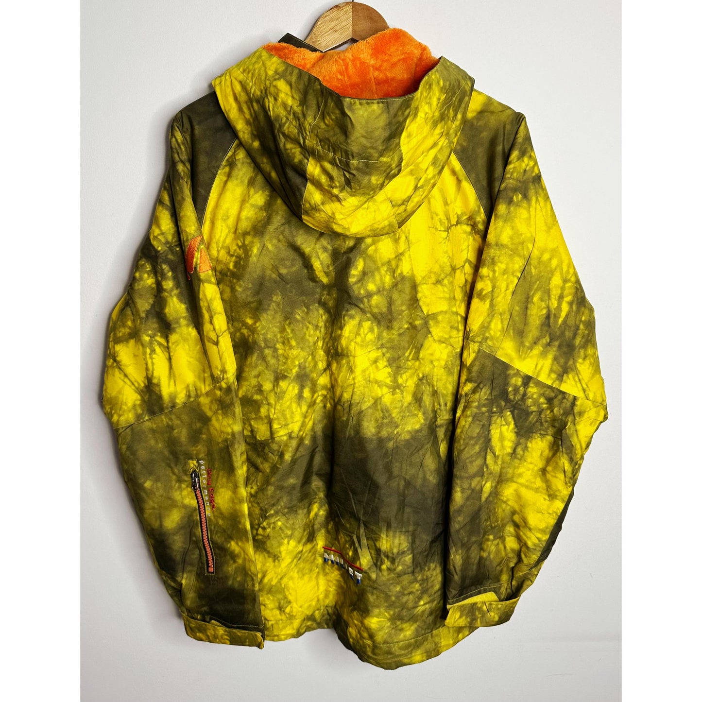 MILLET Mountain Pro All-Weather Jacket | Premium Thermal Shell | Yellow–Olive Tie-Dye Expedition Edition