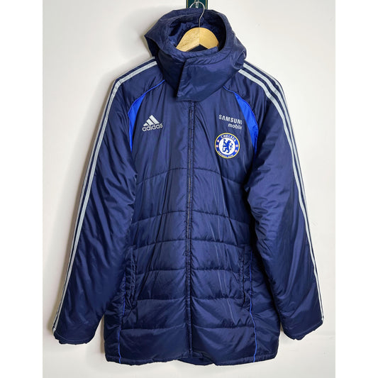 Adidas × Chelsea FC Elite Padded Manager’s Coat – Vintage Samsung Era Premium Jacket