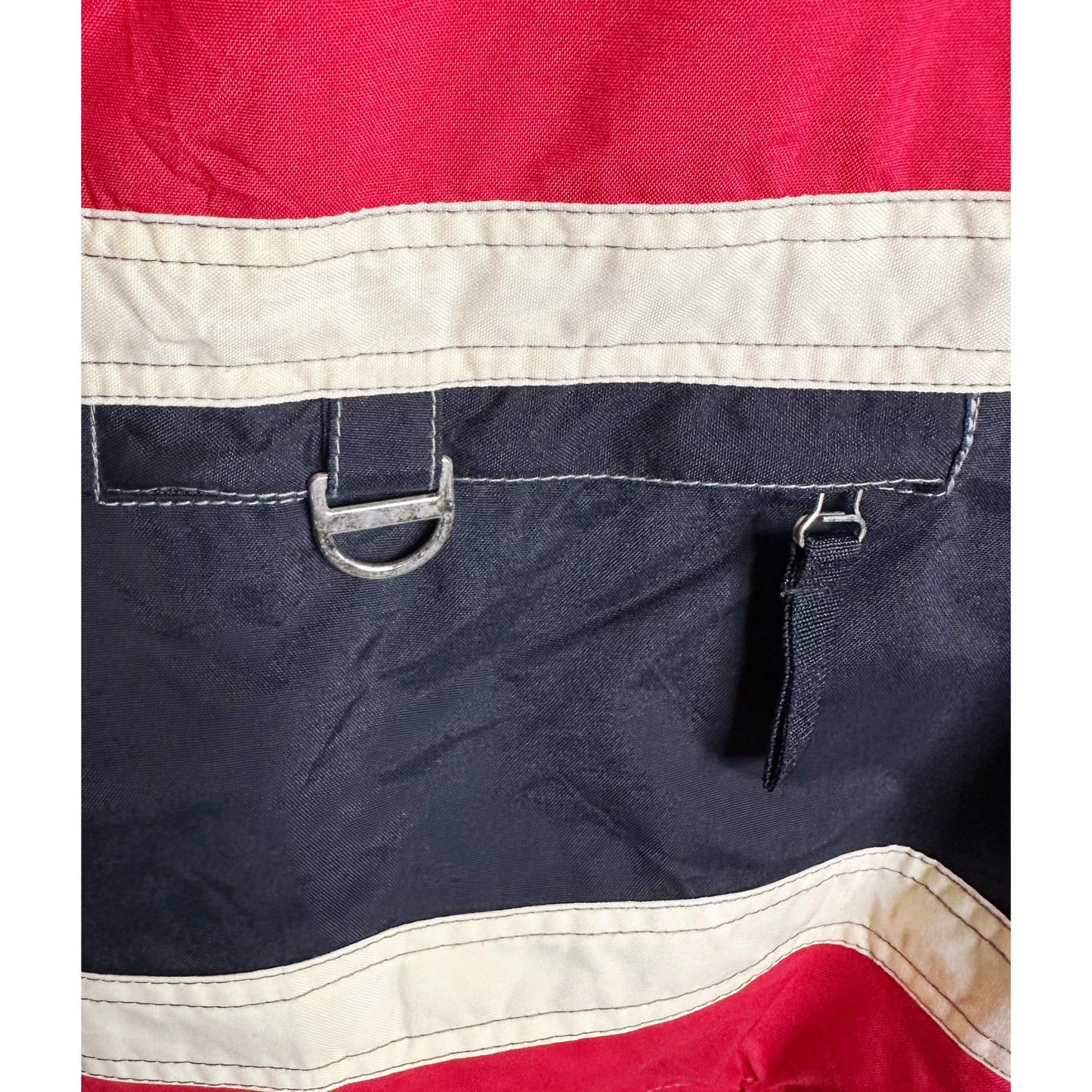 S-Tatanka Snow Express Premium Vintage Ski Parka – ‘Spirit of Animal Power’ Embroidered Red Jacket”