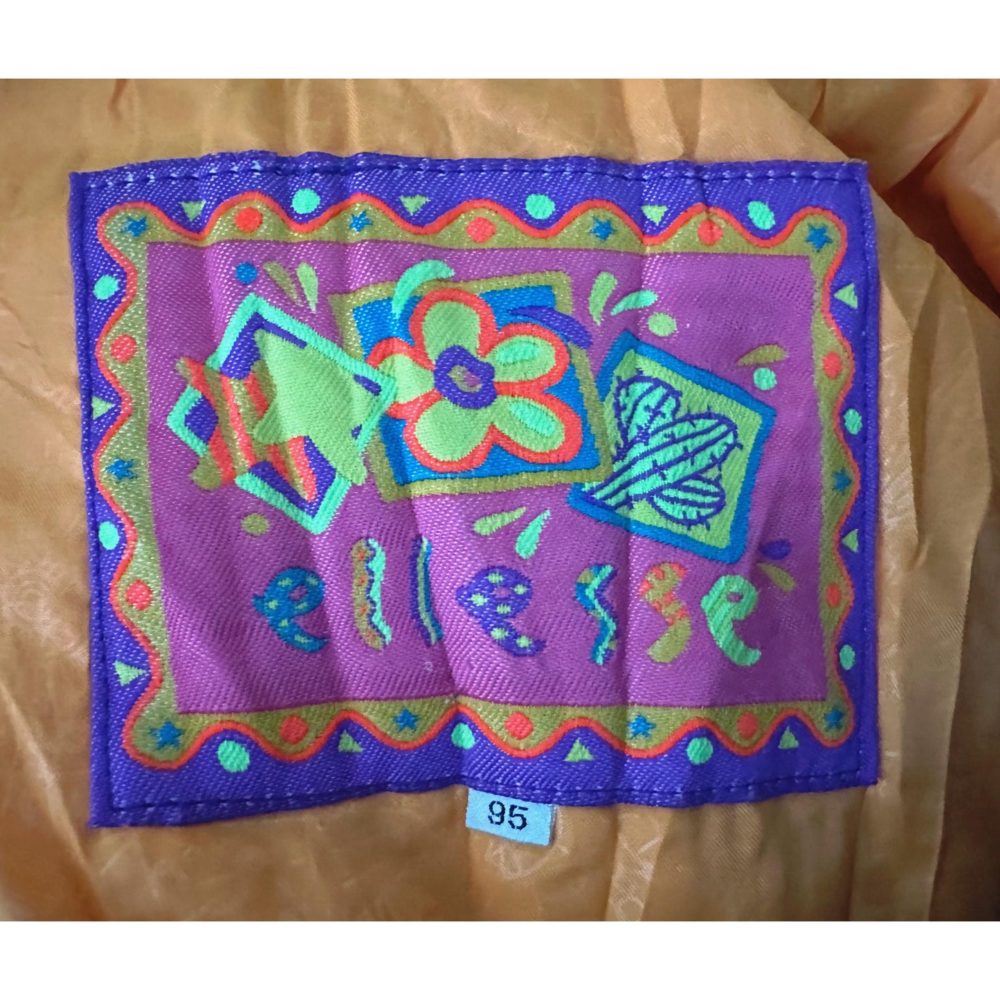 Ellesse Original Vintage Ski Jacket – Royal Blue Insulated Winter Wear with Neon Detailing | Retro Italian Luxury Sportswear Collectible