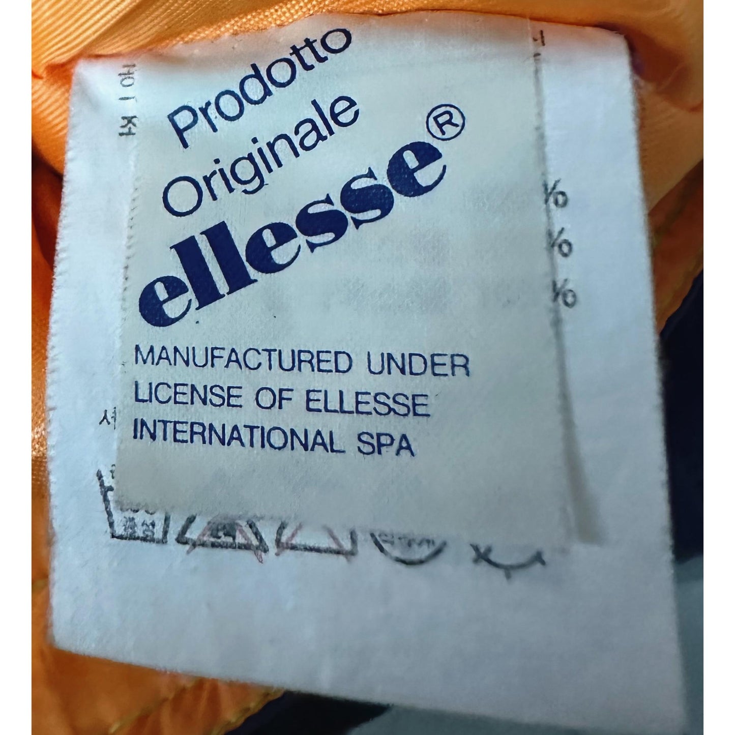 Ellesse Original Vintage Ski Jacket – Royal Blue Insulated Winter Wear with Neon Detailing | Retro Italian Luxury Sportswear Collectible