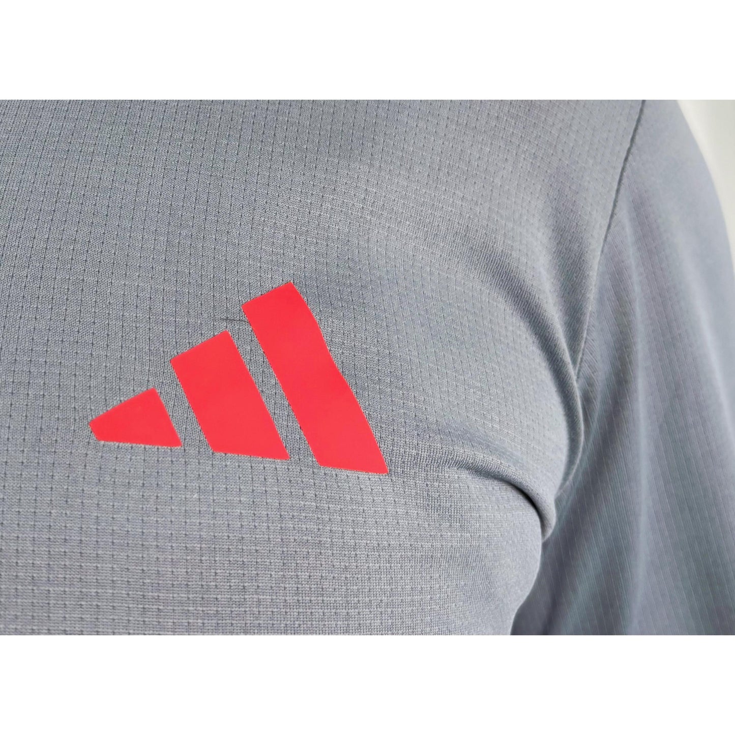 Adidas Grey Active Dri-Fit Zipper + Hoodie – All-Day Comfort
