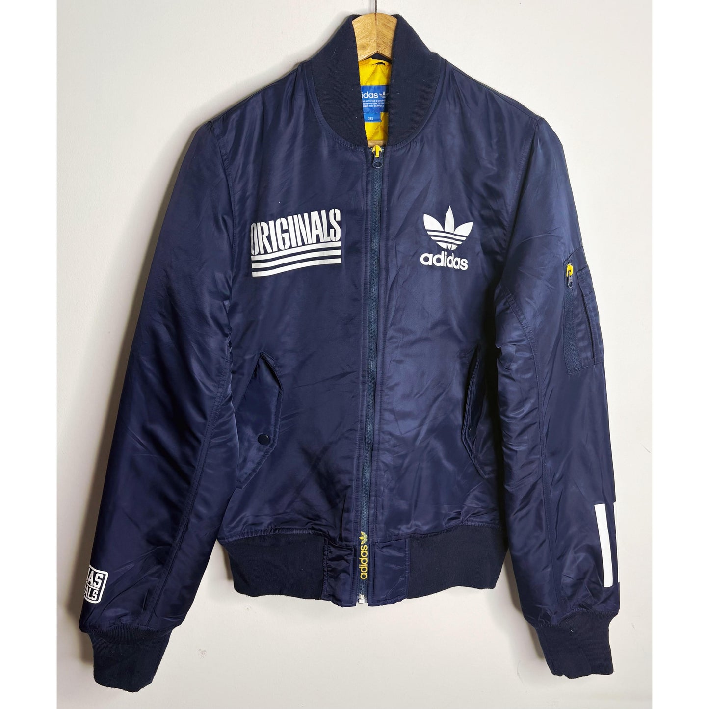 ADIDAS ORIGINALS BLUE BOMBER JACKET