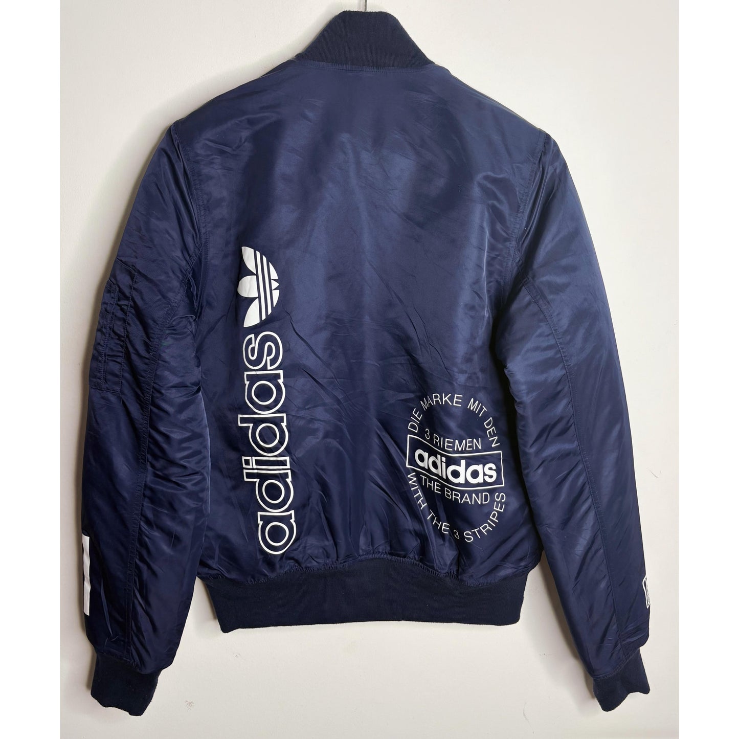 ADIDAS ORIGINALS BLUE BOMBER JACKET