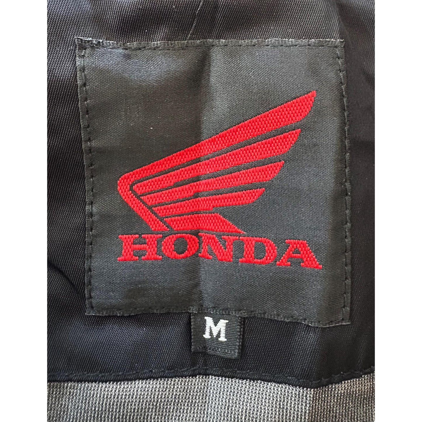HONDA PROBIKER MOTORCYCLE RIDING JACKET BLACK RED