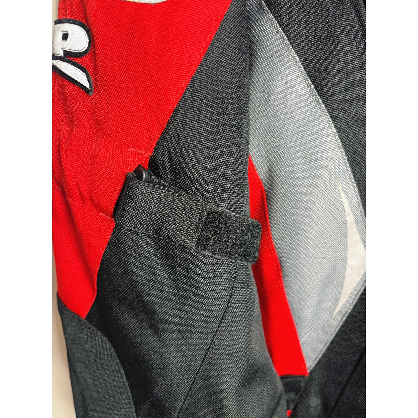 HONDA PROBIKER MOTORCYCLE RIDING JACKET BLACK RED