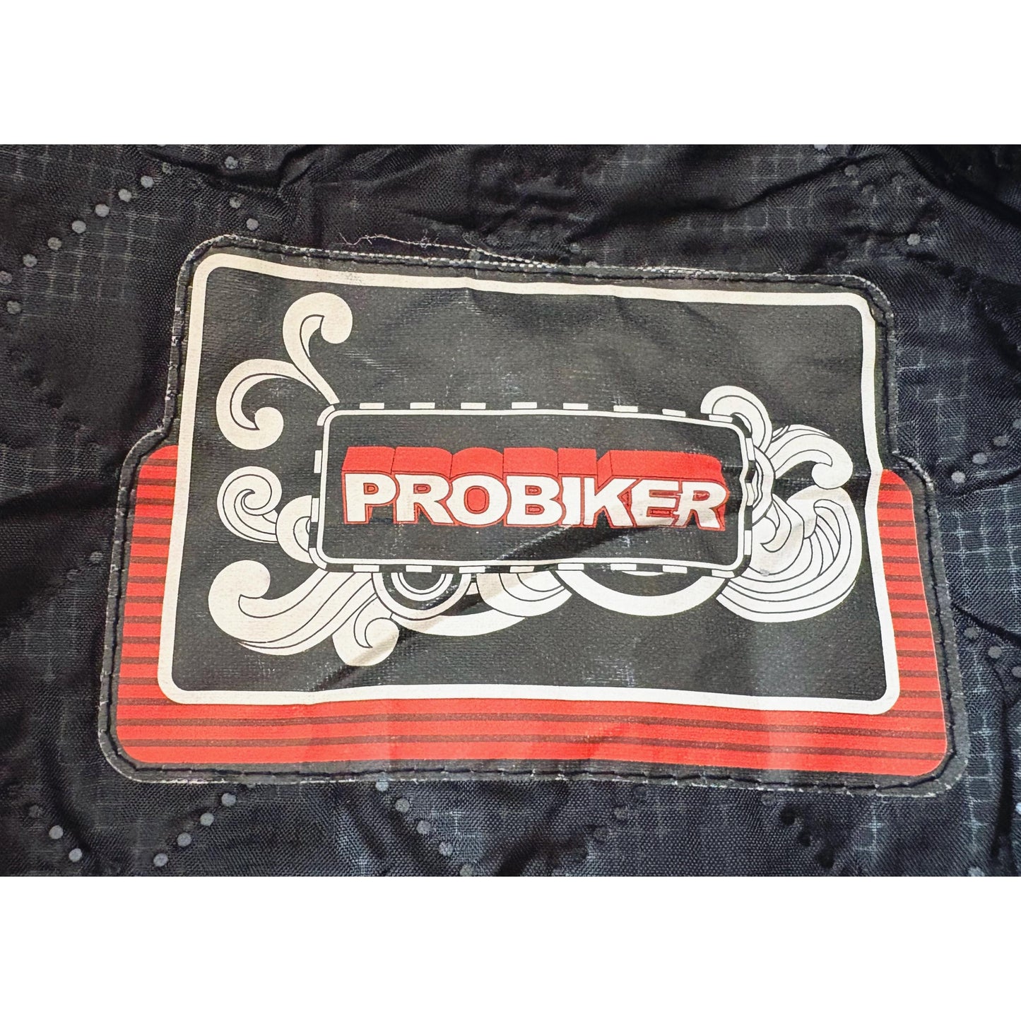 HONDA PROBIKER MOTORCYCLE RIDING JACKET BLACK RED