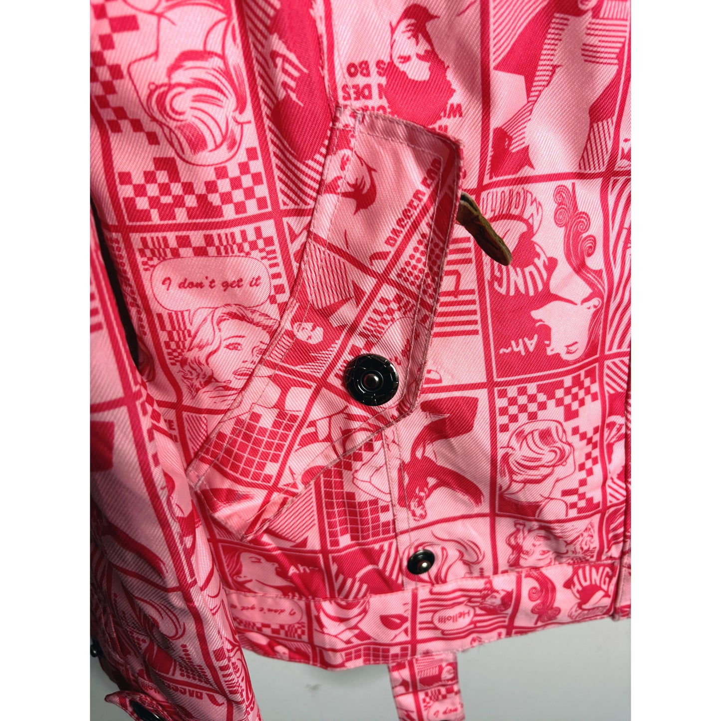 CAPL PREMIUM SKI JACKET | PINK PRINTED WINTER SNOW JACKET WITH HOOD