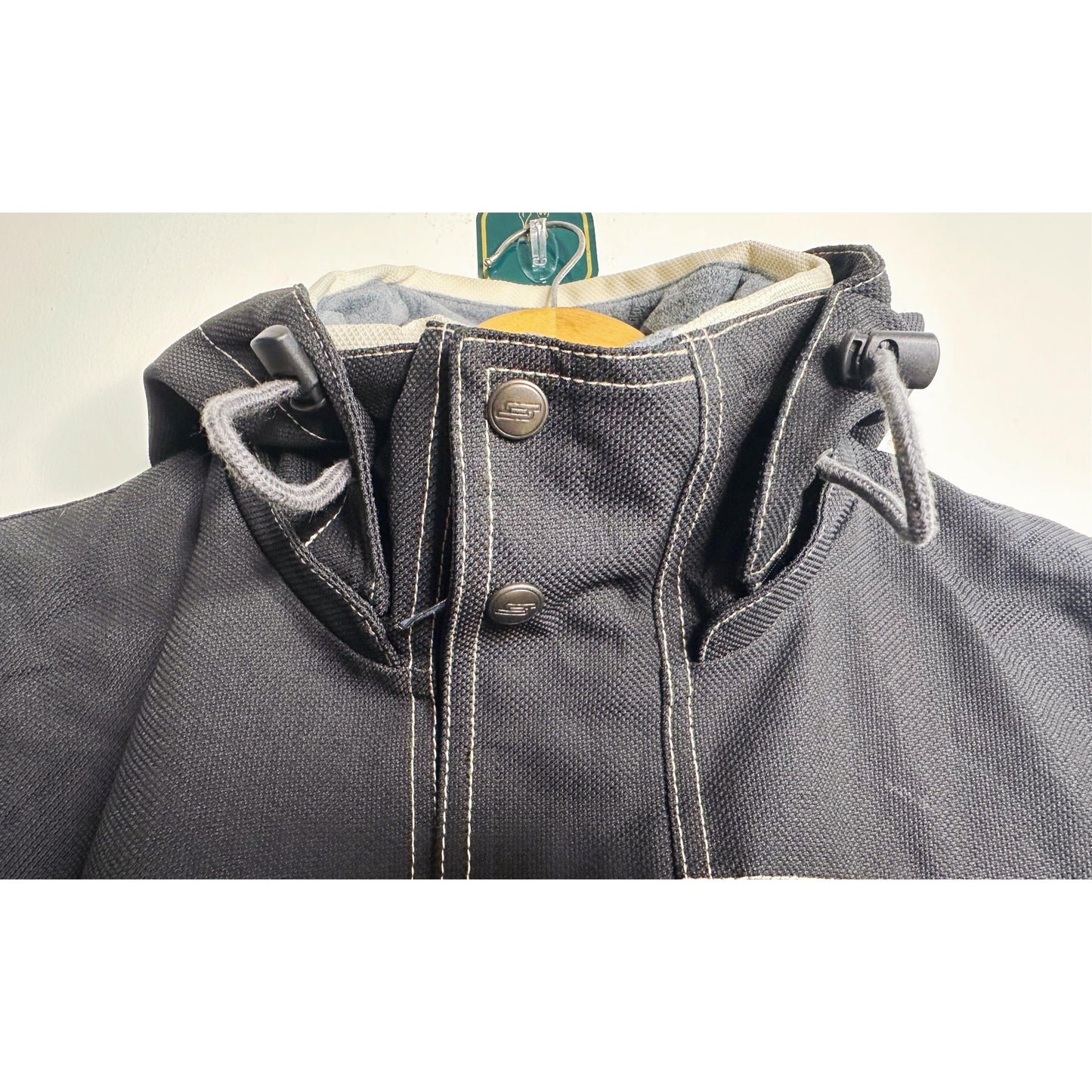 ESPERO MEN’S HOODED WINTER JACKET – TRIBAL GEOMETRIC PRINT ANORAK PULLOVER