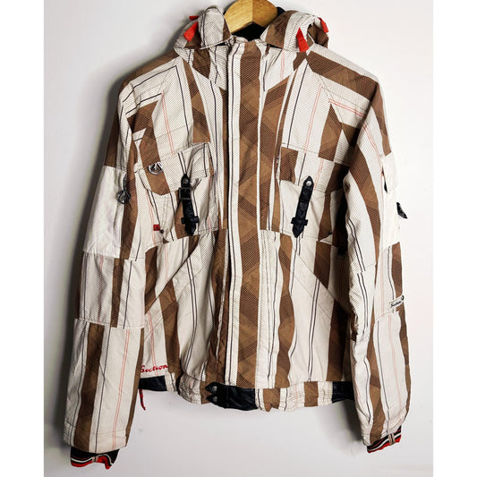 SECTION DIVISION SNOWBOARD JACKET COAT LARGE HEAVY INSULATED HOODED SKI MEN’S