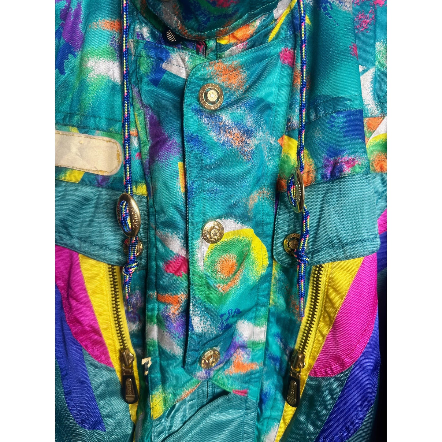 SKI WEAR SNOW GEAR WINTER JACKET MULTICOLOUR WARMER JACKET