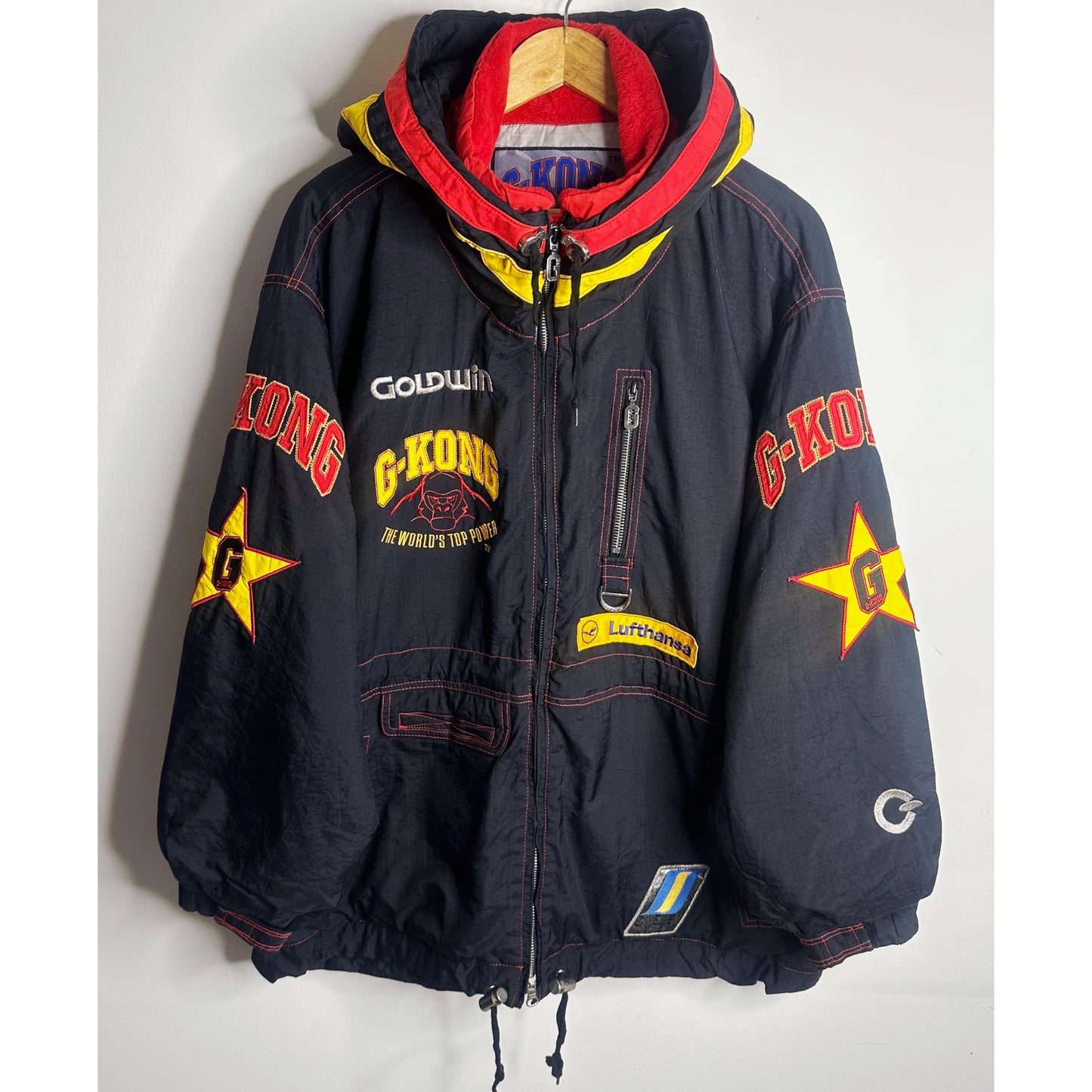 GOLDWIN G-KONG 90S OLD SCHOOL TWO-WAY HOODED JACKET