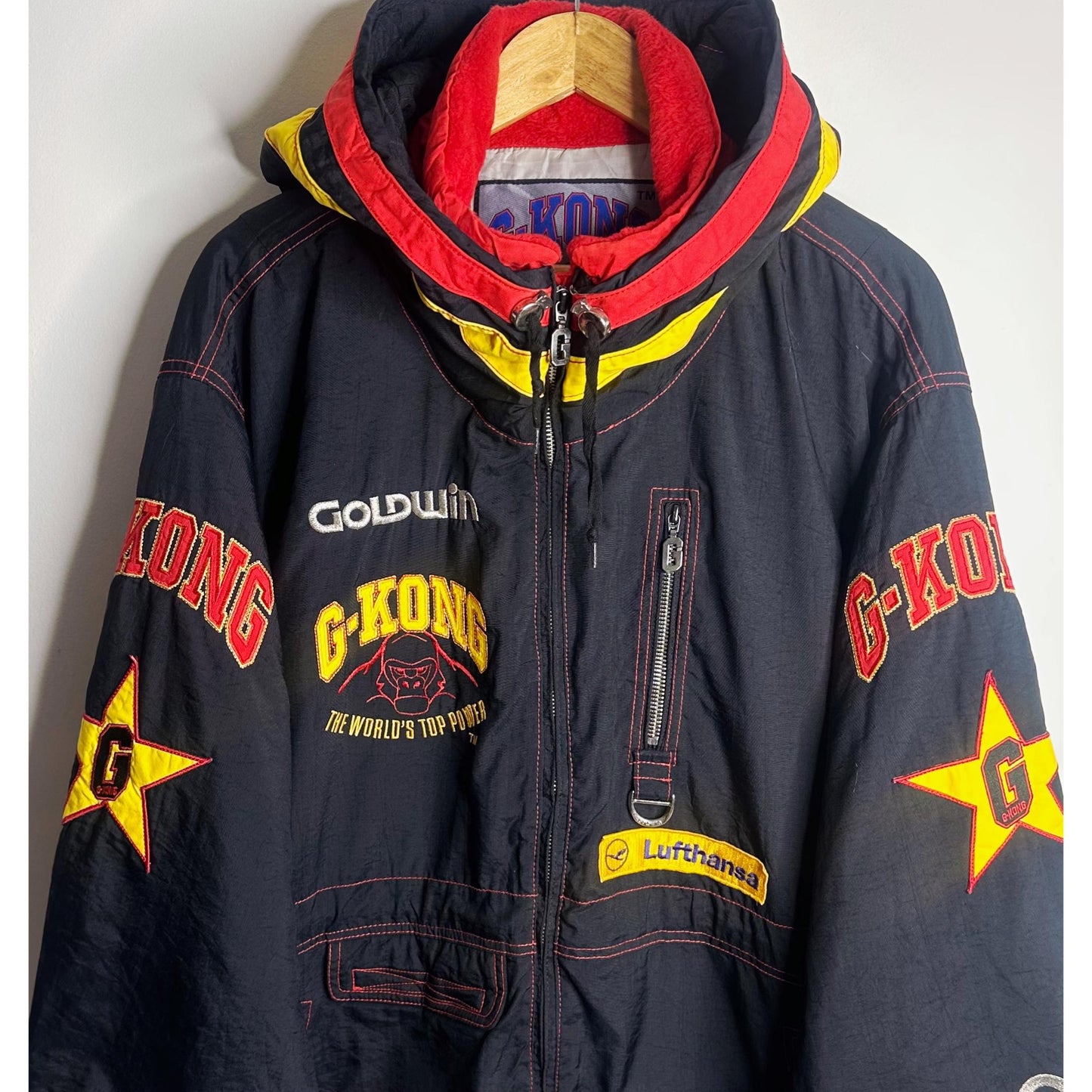 GOLDWIN G-KONG 90S OLD SCHOOL TWO-WAY HOODED JACKET