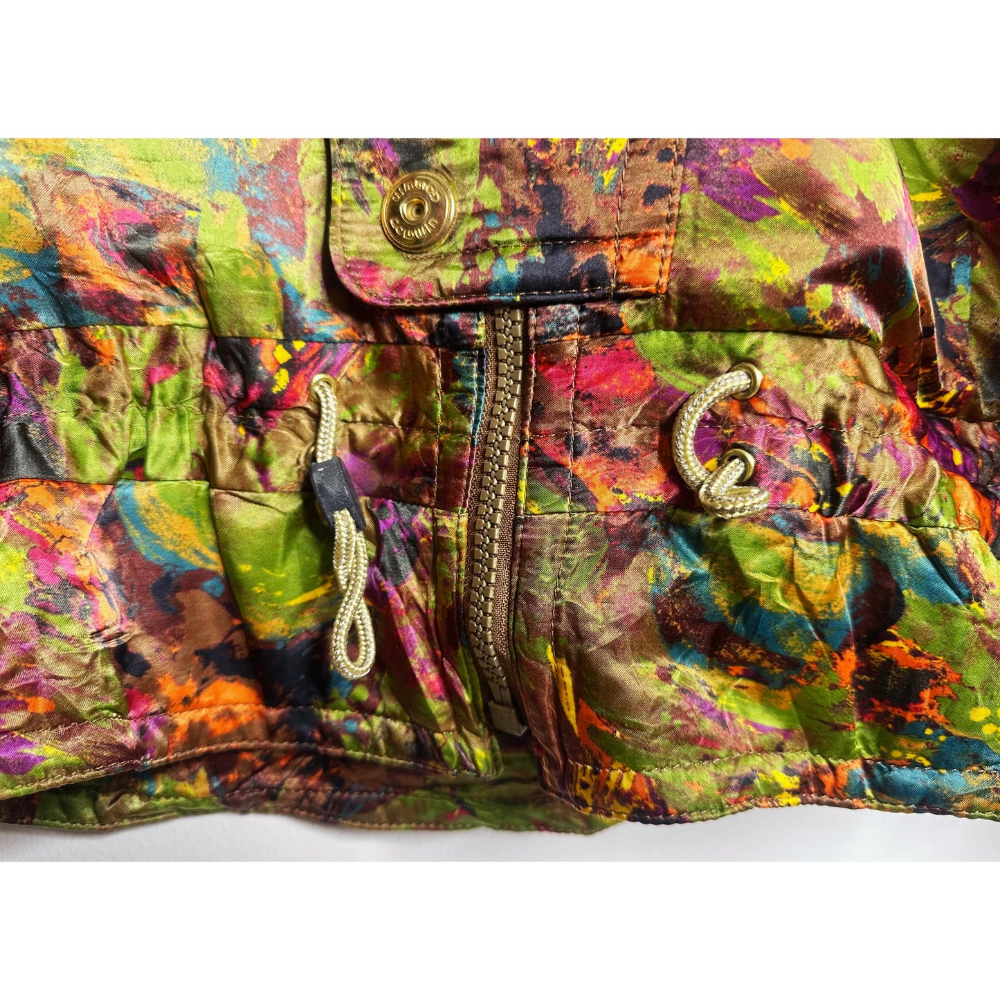 90S GOLDWIN SKI JACKET: FULL ZIPPER, MULTICOLOUR
