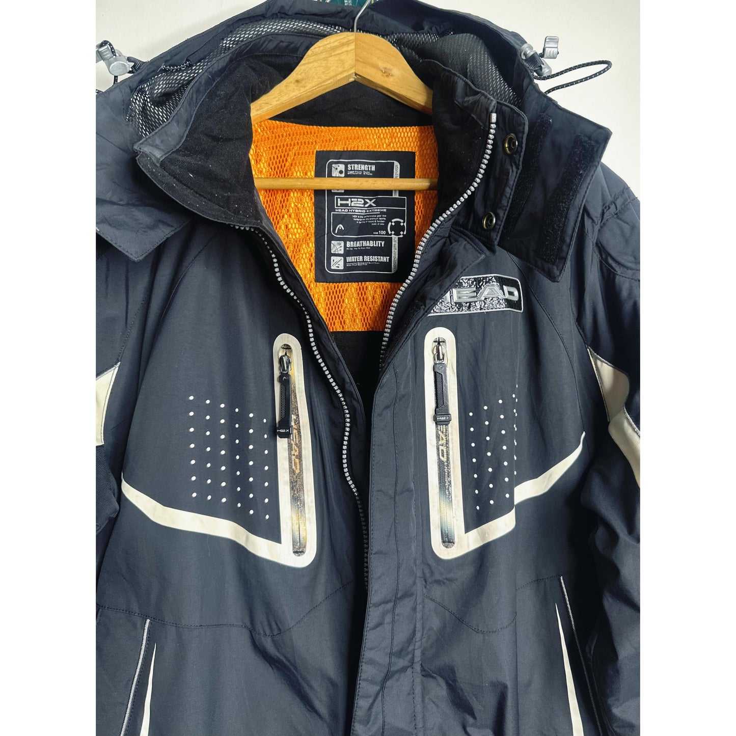 HEAD H2X PERFORMANCE HOODED WINTER JACKET | WINDPROOF & WATER-RESISTANT OUTDOOR SKI COAT