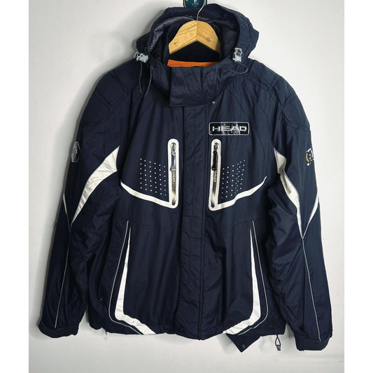 HEAD H2X PERFORMANCE HOODED WINTER JACKET | WINDPROOF & WATER-RESISTANT OUTDOOR SKI COAT