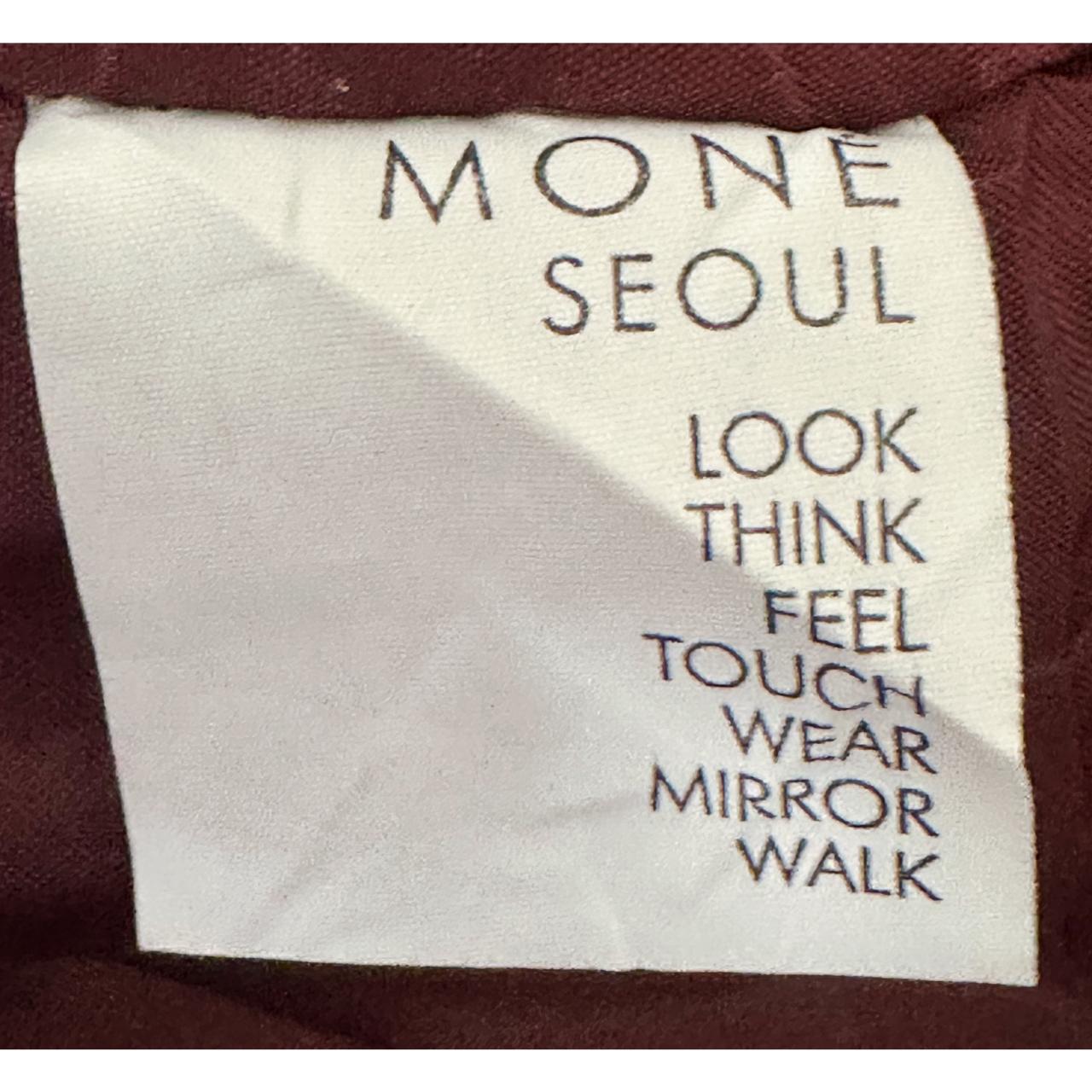 MONÉ Seoul Burgundy Velvet Bomber Jacket – Premium Minimal Streetwear