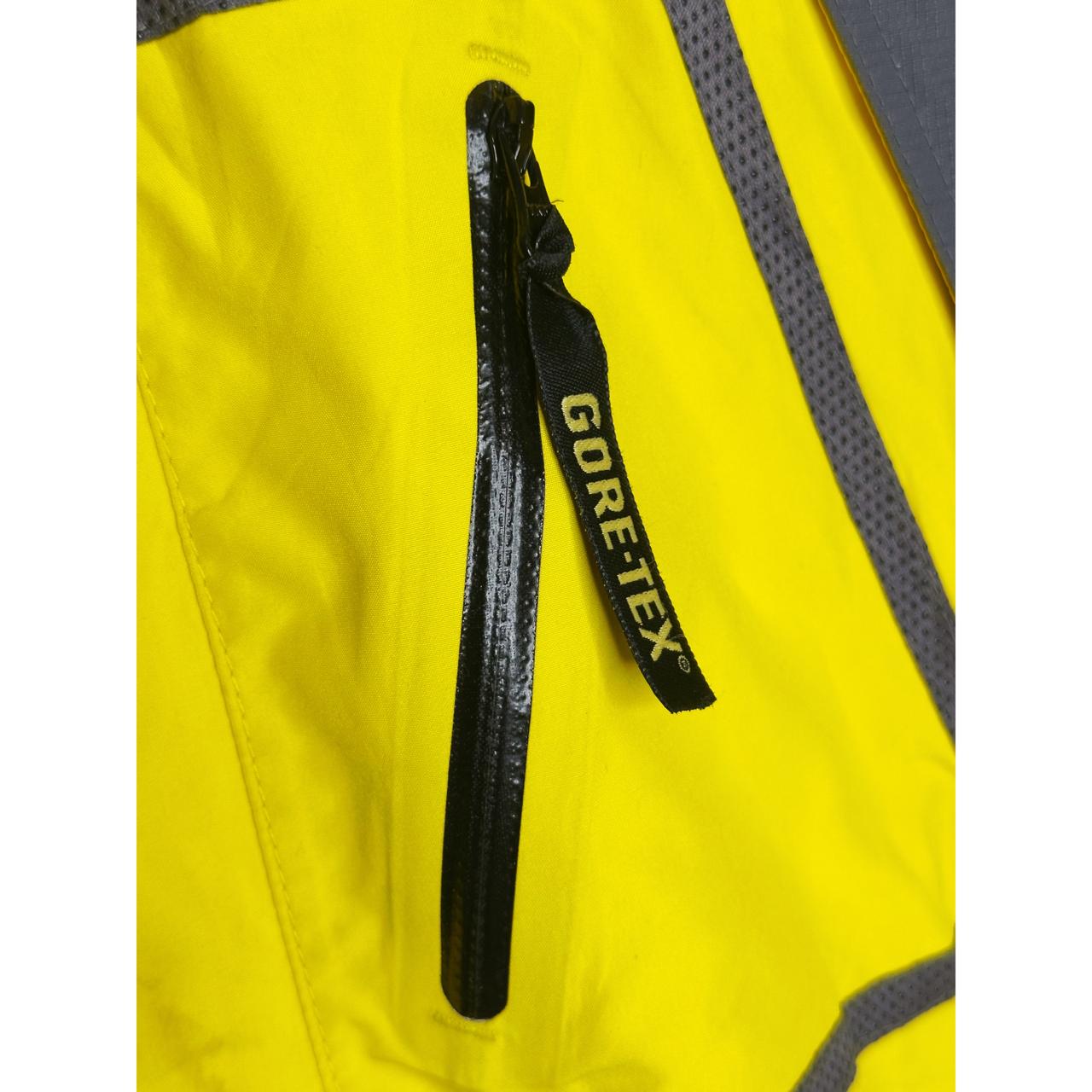 TOREAD Men's GORE-TEX Yellow & Grey Waterproof Hooded Ski Jacket with RECCO System