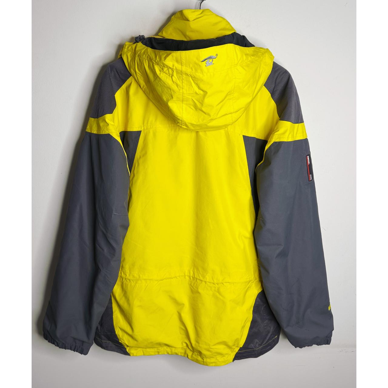 TOREAD Men's GORE-TEX Yellow & Grey Waterproof Hooded Ski Jacket with RECCO System