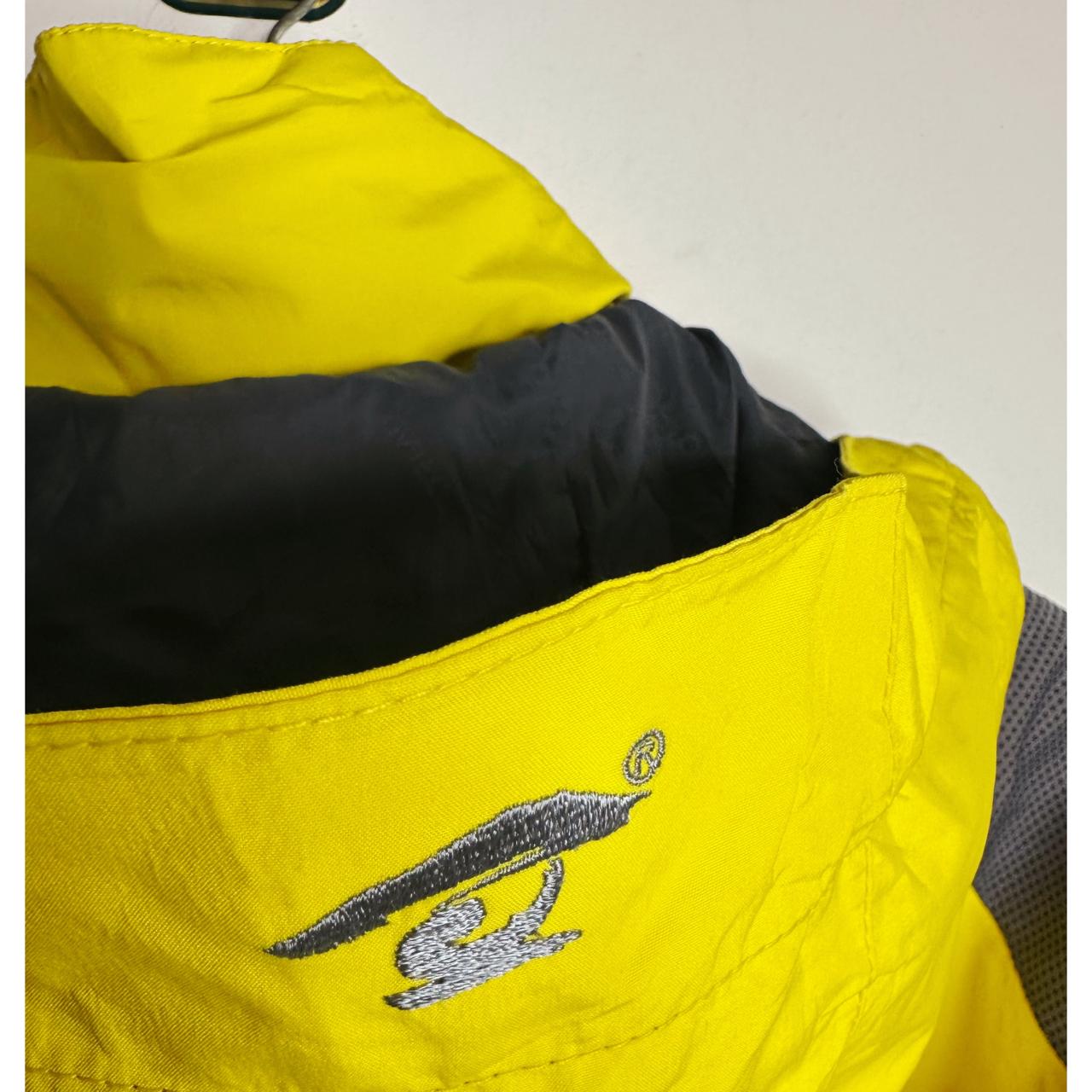 TOREAD Men's GORE-TEX Yellow & Grey Waterproof Hooded Ski Jacket with RECCO System