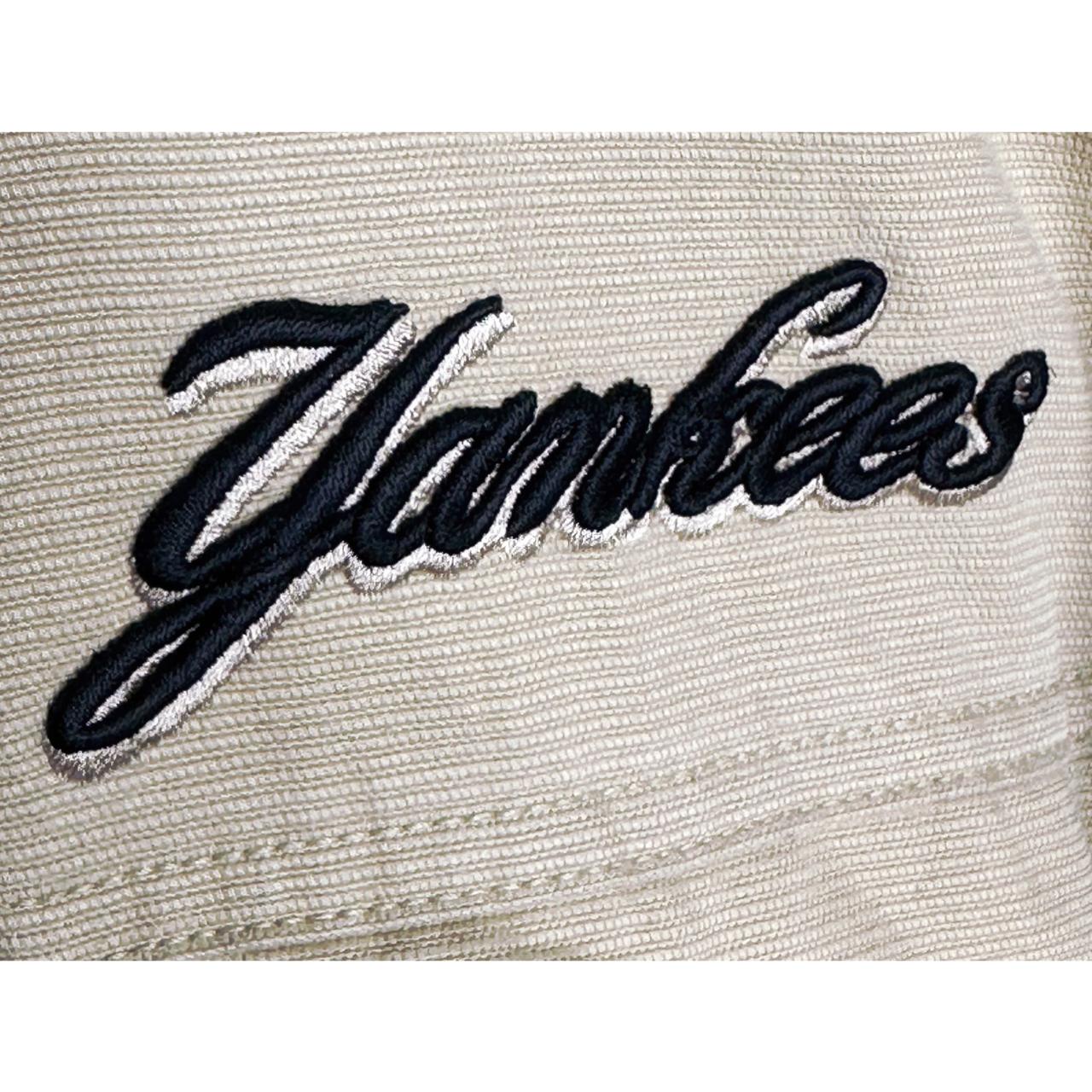 MLB New York Yankees Beige Utility Field Jacket with Hood