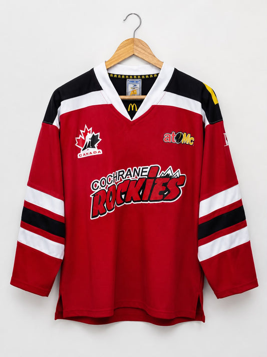Cochrane Rockies Ice Hockey Jersey – Red | Premium Edition | Size XL