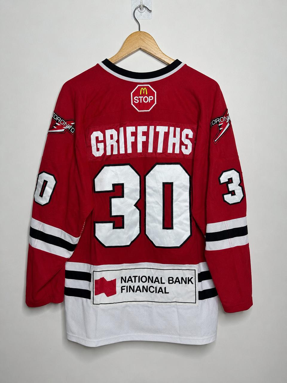 Ted Reeve Thunder GTHL Ice Hockey Jersey – Red | Premium Edition | Size XL