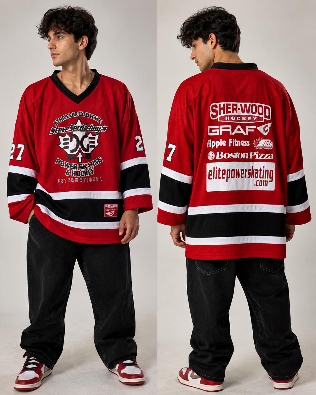Steve Serdachny's Power Skating Training Jersey | Classic Red | Size XL
