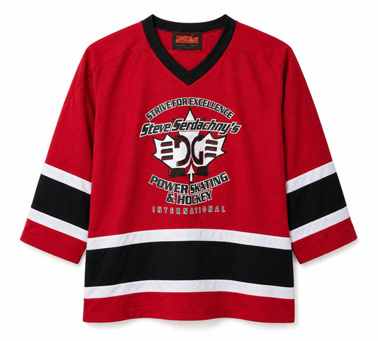 Steve Serdachny's Power Skating Training Jersey | Classic Red | Size XL