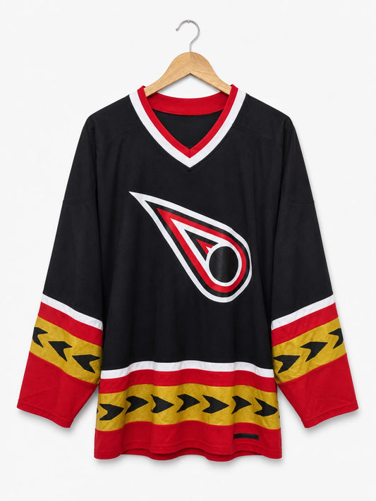 Carolina Hurricanes Vintage Ice Hockey Jersey – Black | Premium Edition | Size 2XL