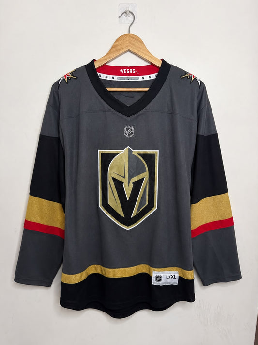 Vegas Golden Knights NHL Ice Hockey Jersey – Grey | Premium Edition | Size M