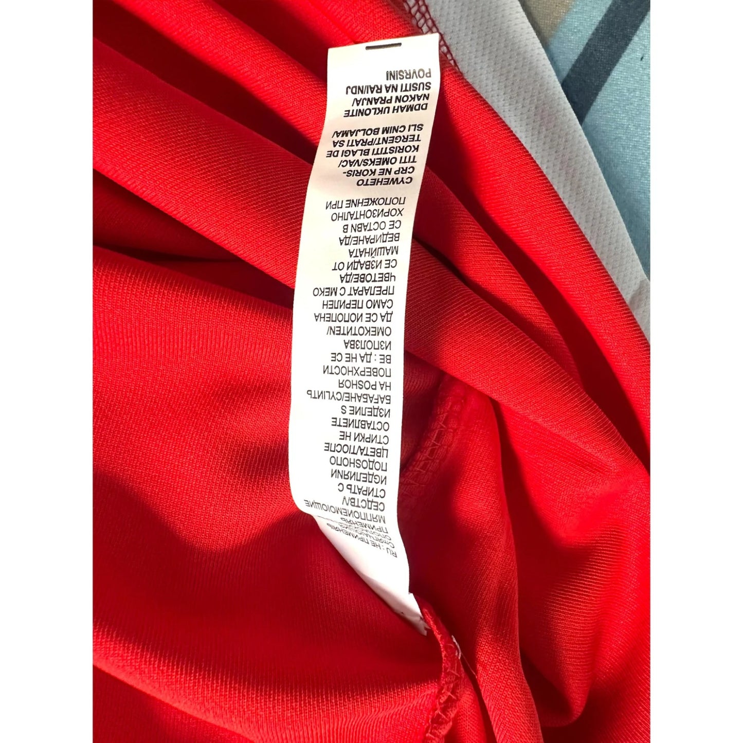 ADIDAS Red Elite Performance Tee with Bold Dual-Stripe Shoulders | FeatherLite Breathable Fabric | Premium Activewear Essential