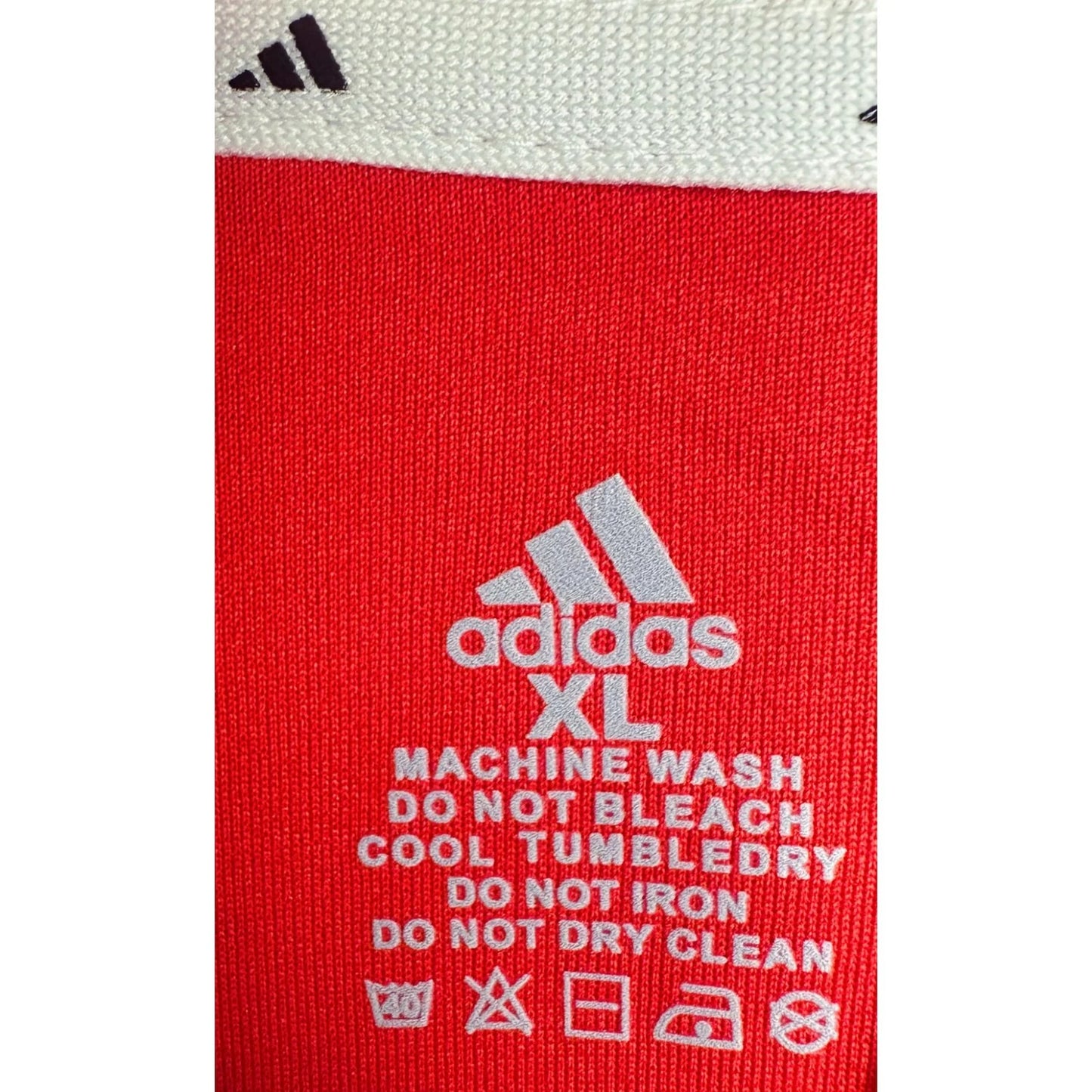 ADIDAS Red Elite Performance Tee with Bold Dual-Stripe Shoulders | FeatherLite Breathable Fabric | Premium Activewear Essential