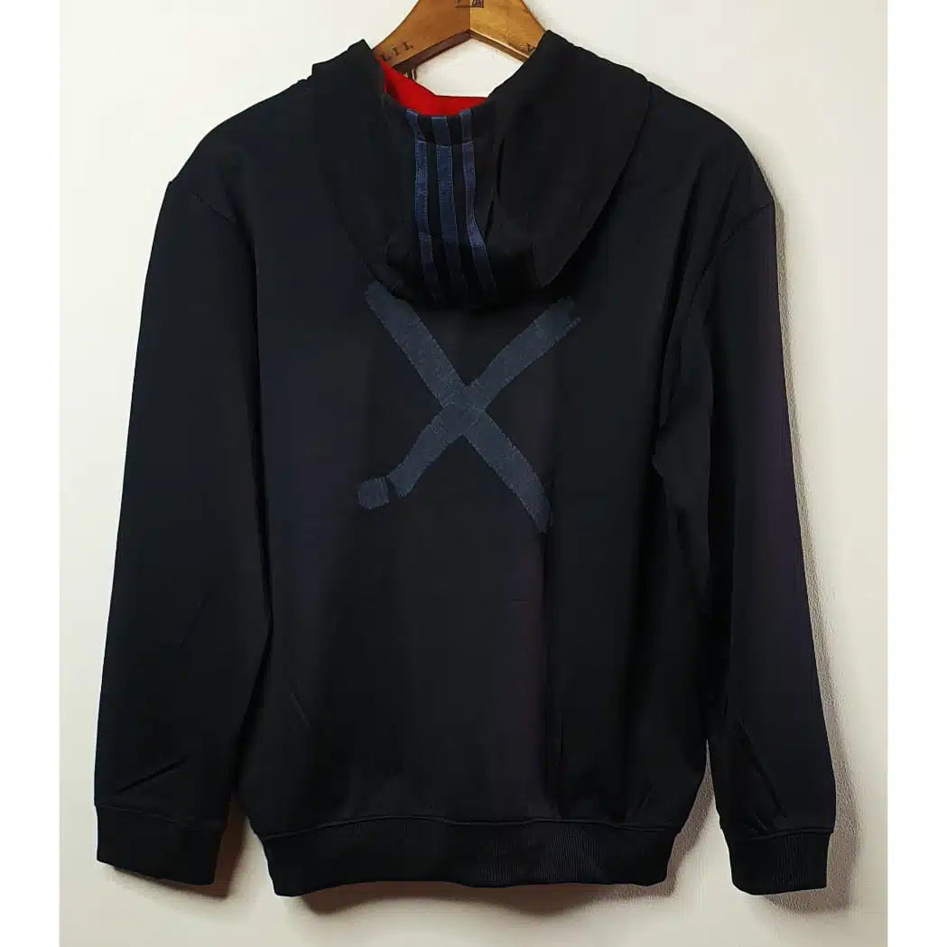 ADIDAS BLACK HOODIE SIZE :M