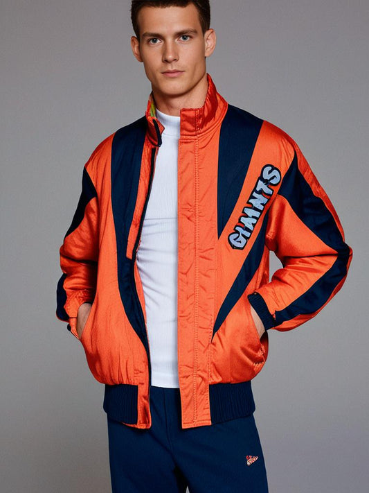GIANTS ORANGE BLACK PREMIUM JACKET SIZE L