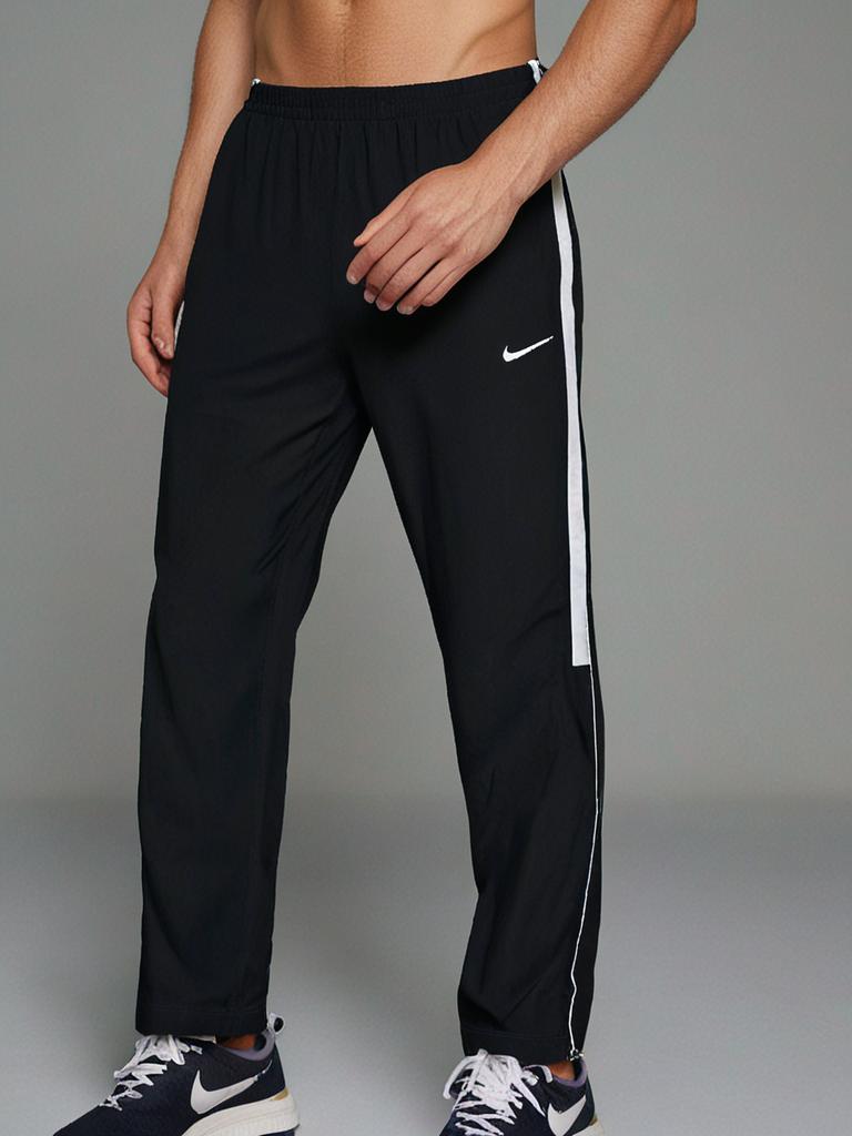 NIKE BLACK TRACK PANT SIZE L
