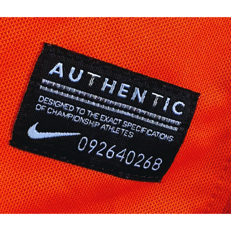 NIKE ORANGE FULL SLEEVES DRY FIT JERSEY