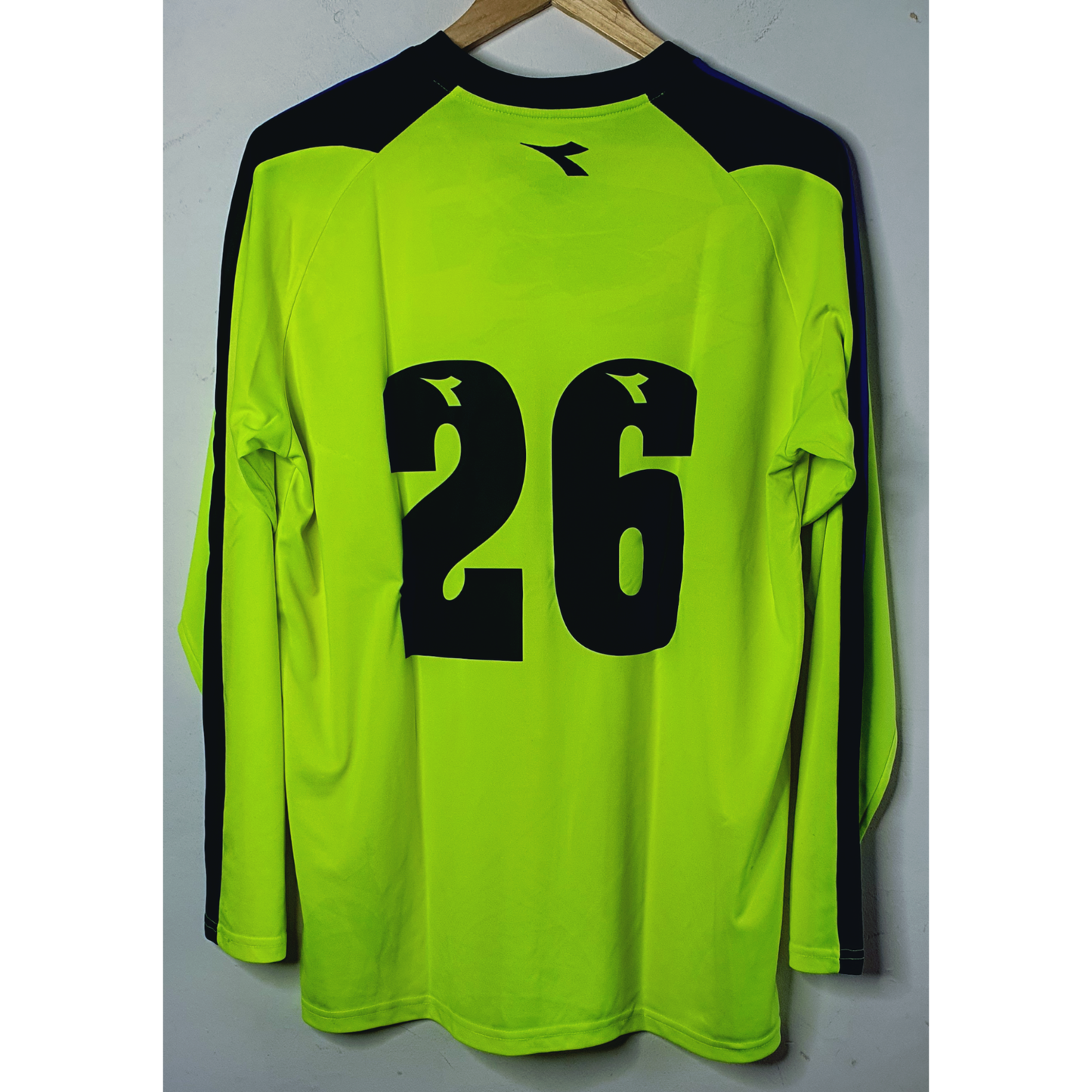 DIADORA GREEN FULL SLEEVE DRY FIT JERSEY