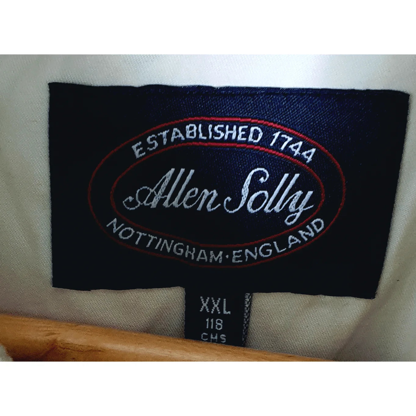 ALLEN SOLLY WHITE SIZE 2XL JACKET