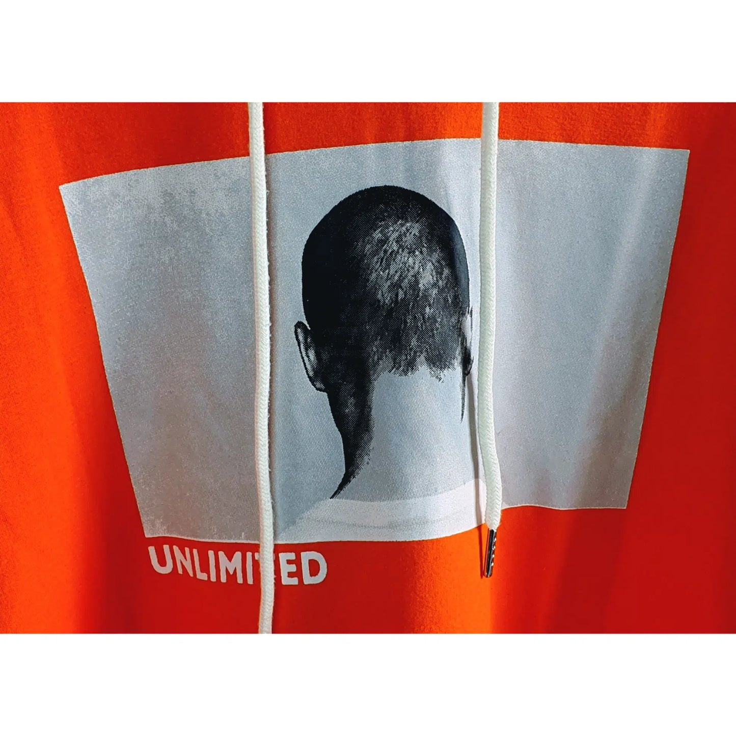 SHIEN PRINTED ORANGE HOODIE