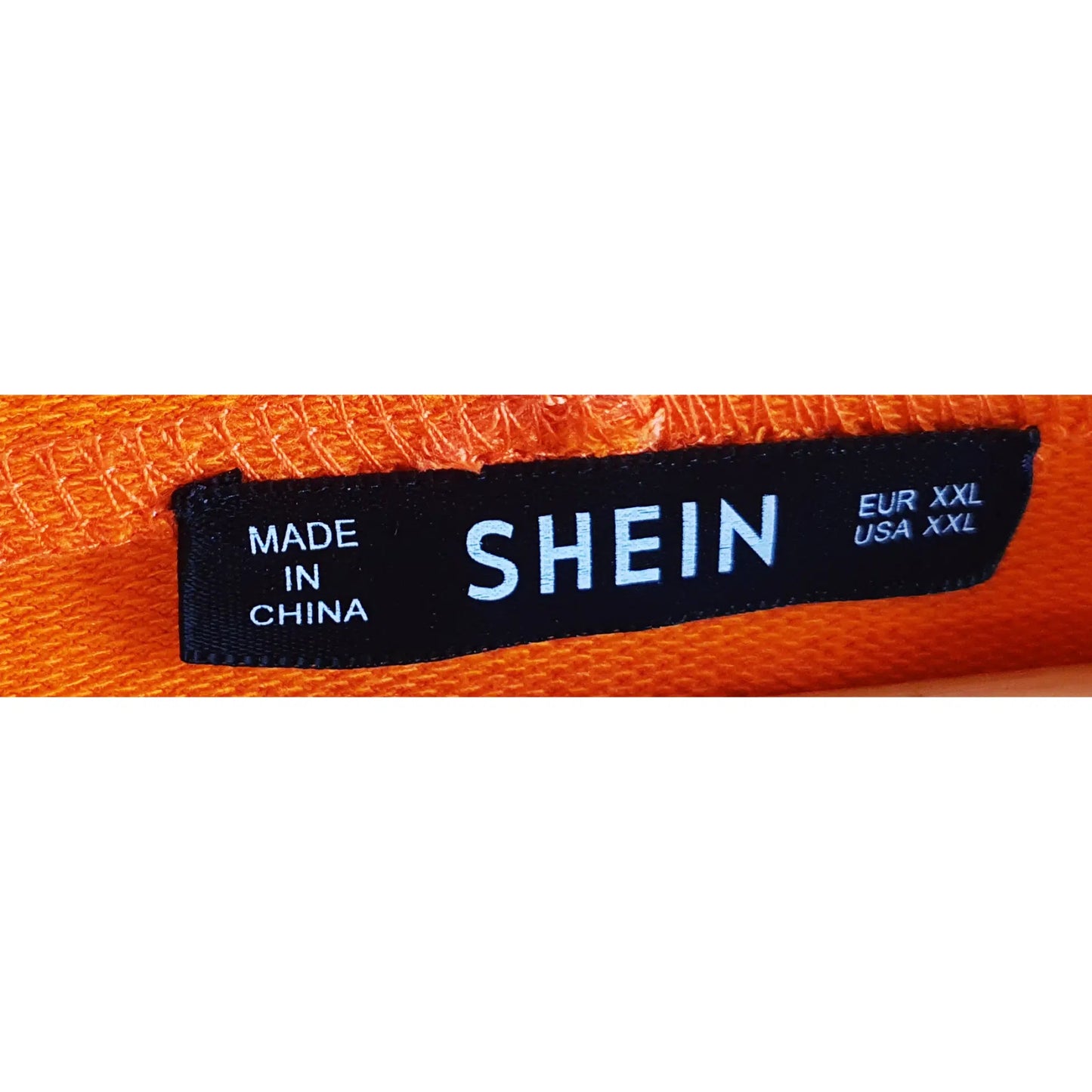 SHIEN PRINTED ORANGE HOODIE