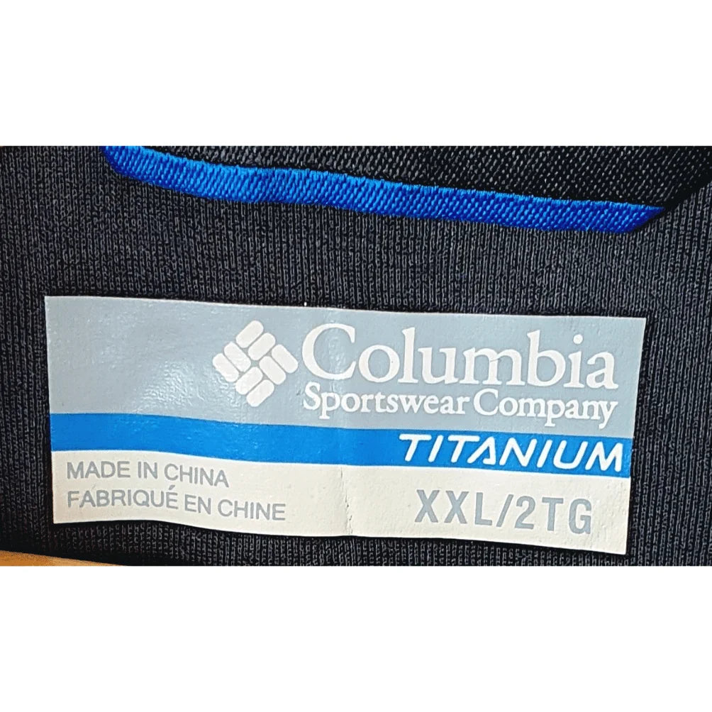 Previous Next COLUMBIA TITANIUM SPORTS ZIPPER SIZE: XL/2XLJacket