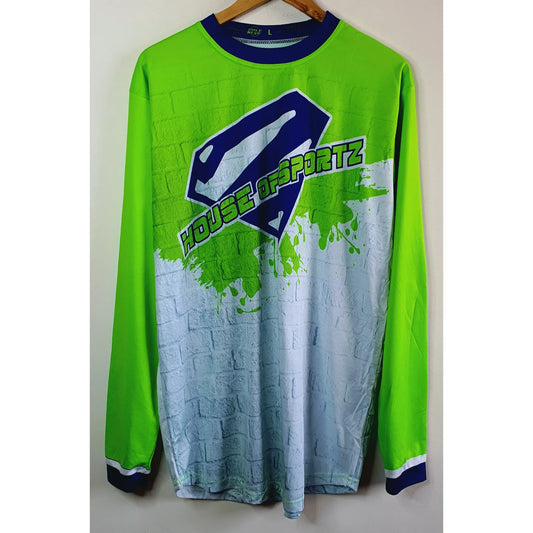 DALE NEVE GREEN GRAPHIC JERSEY