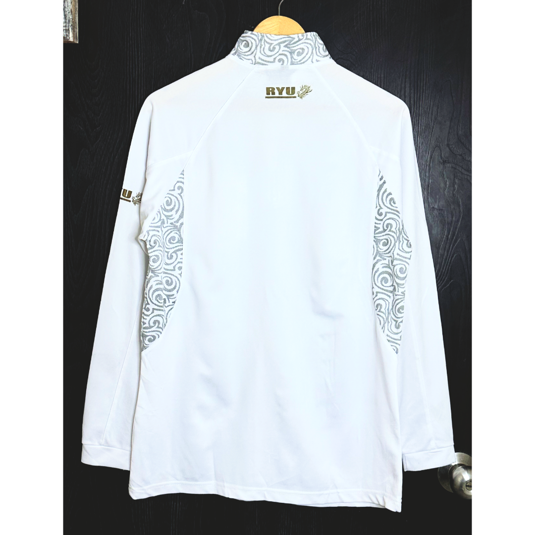 RYU WHITE L SIZE SPORTSWEAR JACKET