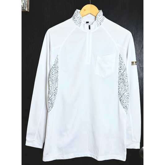 RYU WHITE L SIZE SPORTSWEAR JACKET