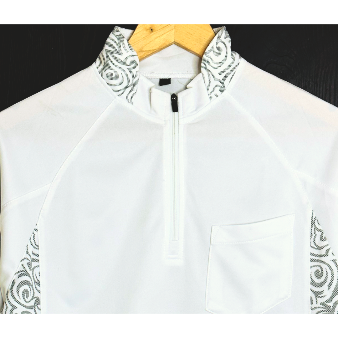 RYU WHITE L SIZE SPORTSWEAR JACKET