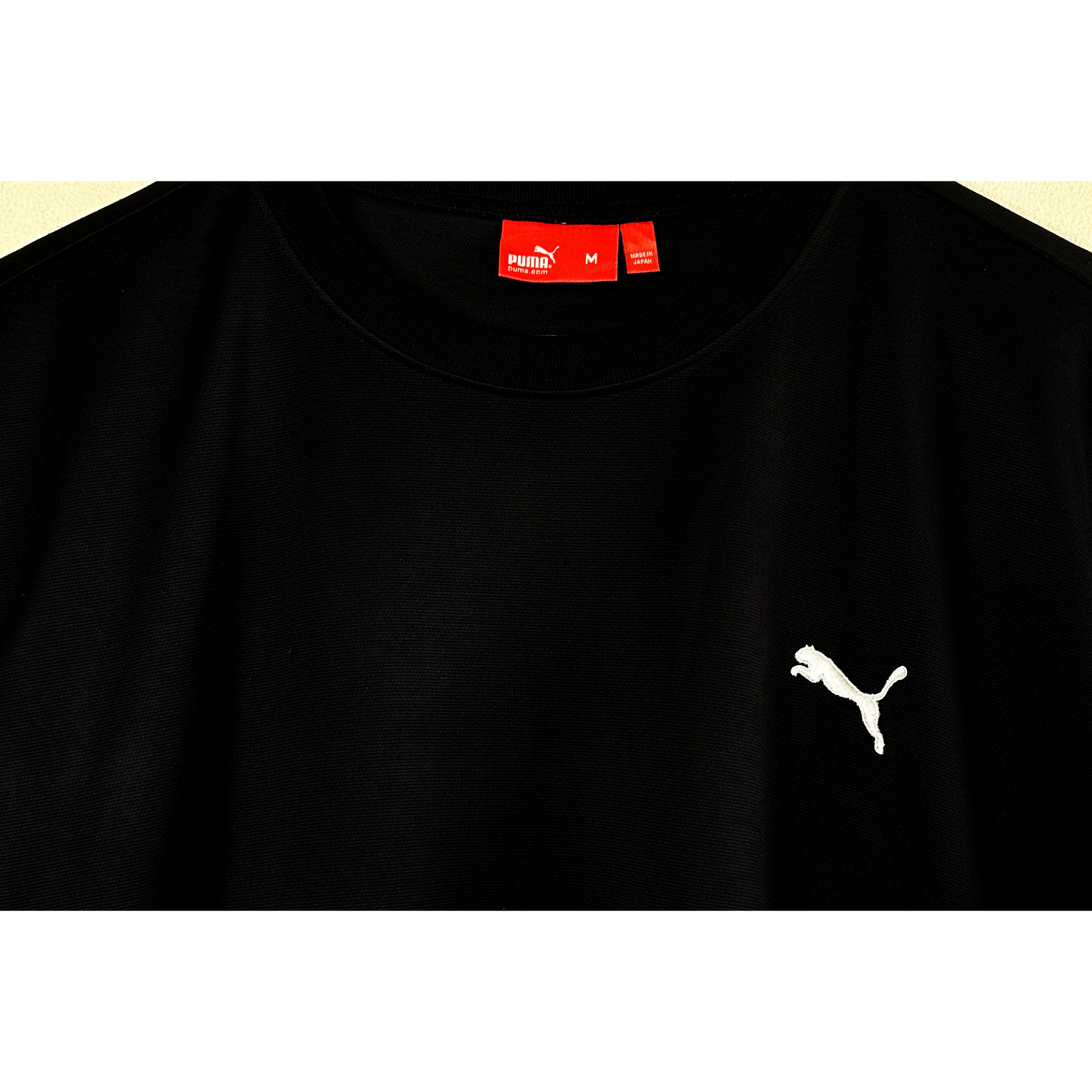 PUMA BLACK M SIZE DRI-FIT SPORTS TEE