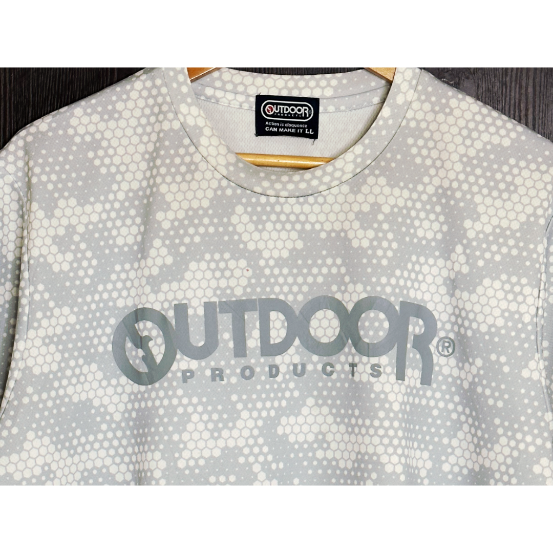 OUTDOOR WHITE XL SIZE DRI-FIT SPORTS TEE